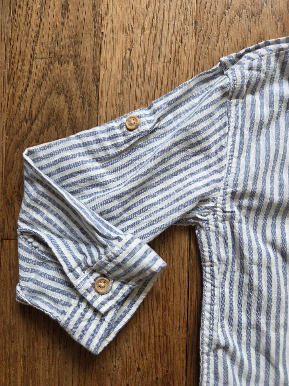 H&M Chemises, T-shirts & Polos: Gestreiftes Baumwoll Hemd Gr. 92 – D'occasion à Basel par kat_69z6 3