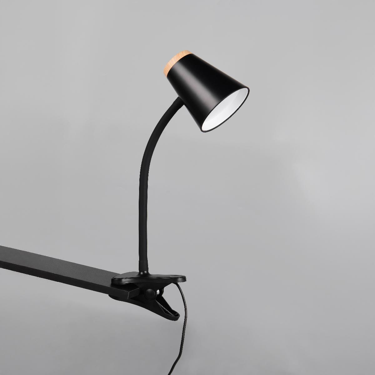 Lampade: LED Klemmleuchte, Schwarz, 32 cm Höhe – Nuovo (secondo la descrizione) da Kreuzlingen venduto da Smart-Light 2