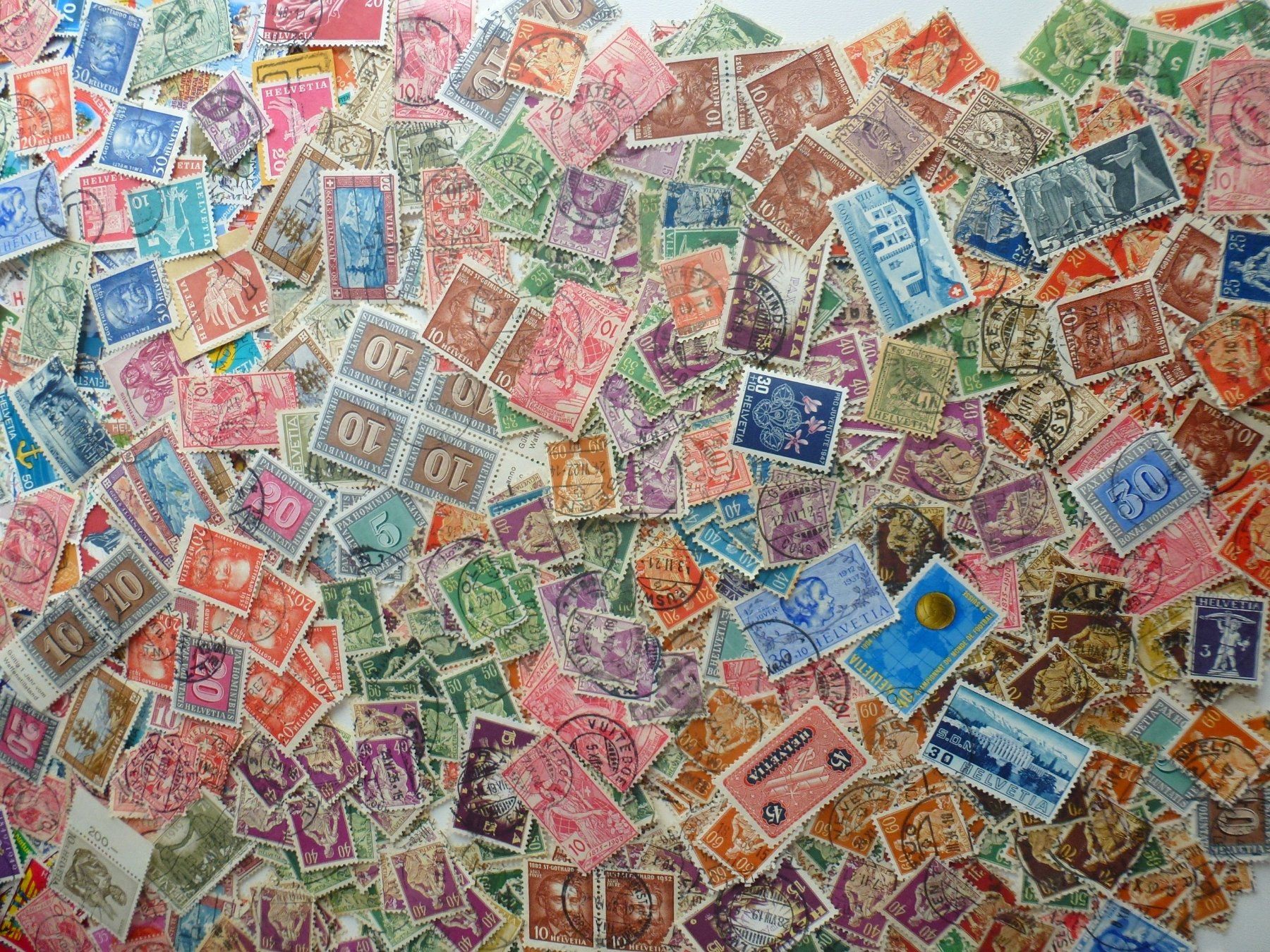 Alle Briefmarken: ++X-Tausend Briefmarken Schweiz ab Strubel – Gebraucht aus Walkringen von Casablanca777 4