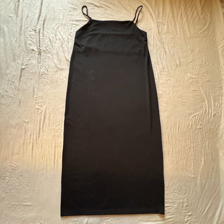 Robe longue H&M noire bretelles fines taille M