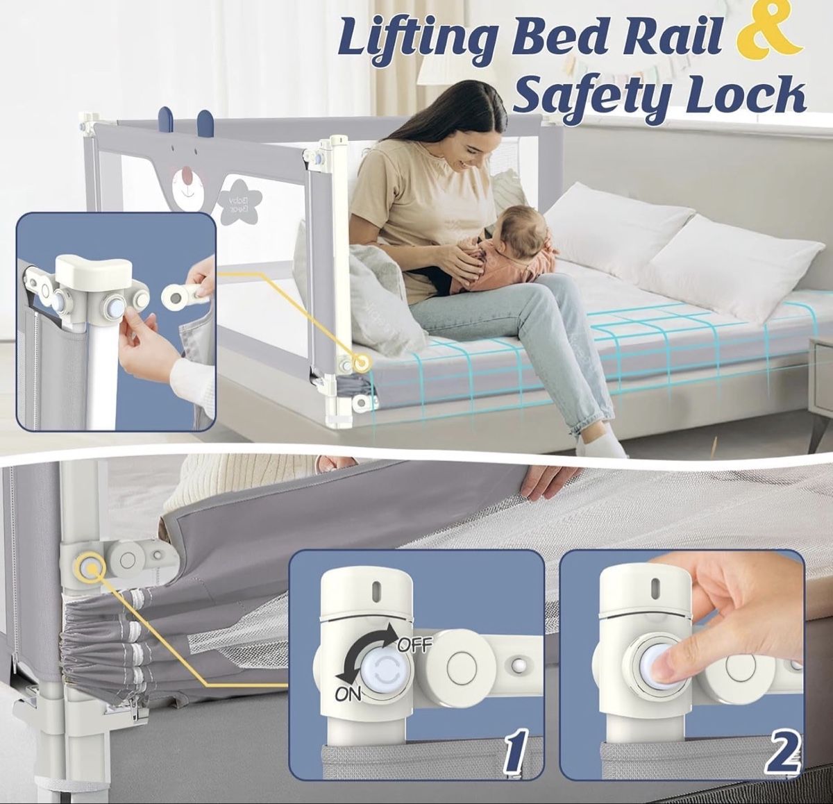 Lauf- & Sicherungsgitter: Bett-Rausfallschutz, neuwertig – Neu und originalverpackt aus Bremgarten AG von Smockrider 2