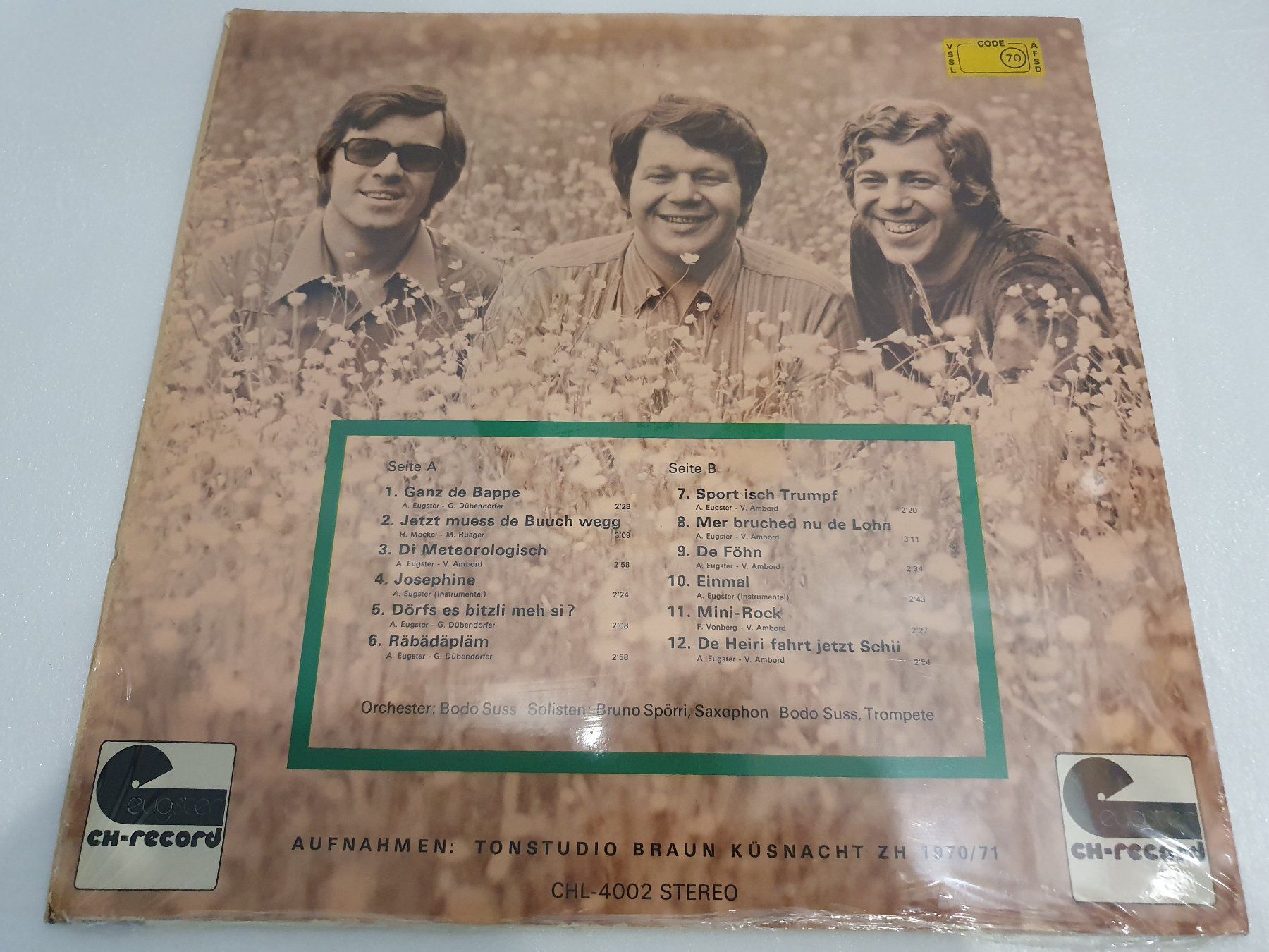 Dischi in vinile: Trio Eugster – II – Nuovo e nell'imballaggio originale da Uster venduto da Vinyl-Leidenschaft 1