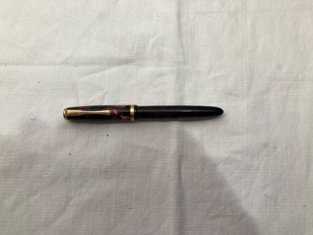 FABER-CASTELL(OSMIA) 882 黒軸極細字吸入式 筆記確認済 骨董輝柏綠條紋882 鋼筆– 老筆新樂園