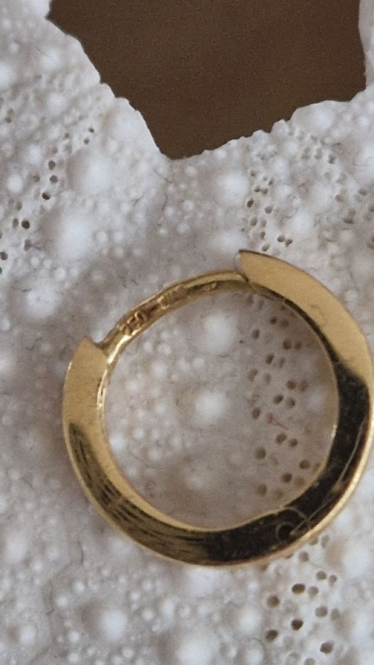 Orecchini pendenti & Orecchini a lobo: créoles or jaune 18k – Nuovo (secondo la descrizione) da Collombey venduto da Preloveditems 1