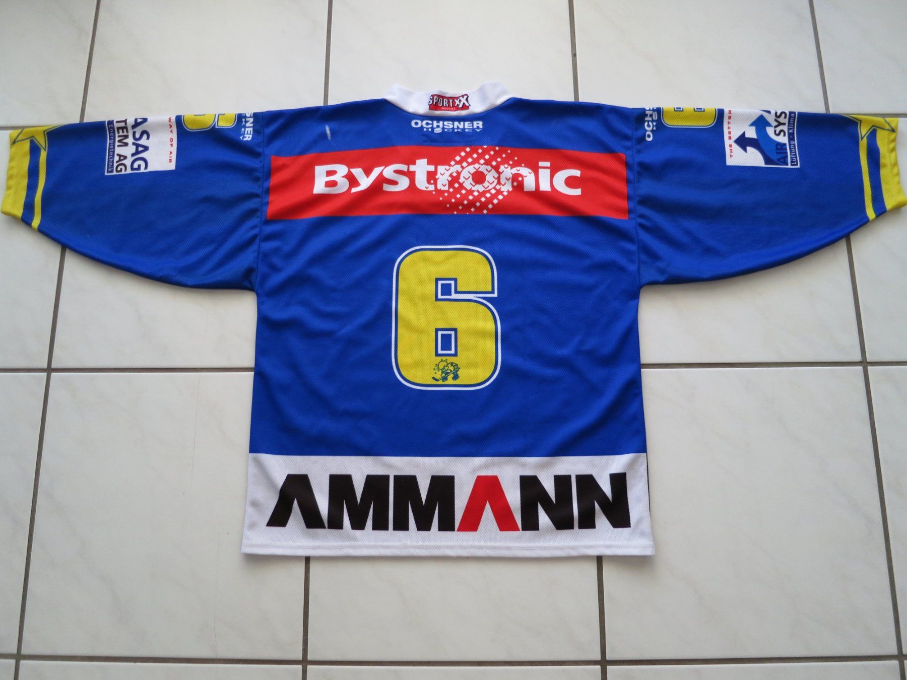 Scarpe, pantaloni & magliette da ginnastica: Matchworn Eishockey Trikot vom SC Langenthal - SCL – Usato da Niederbipp venduto da floorballrexi 5