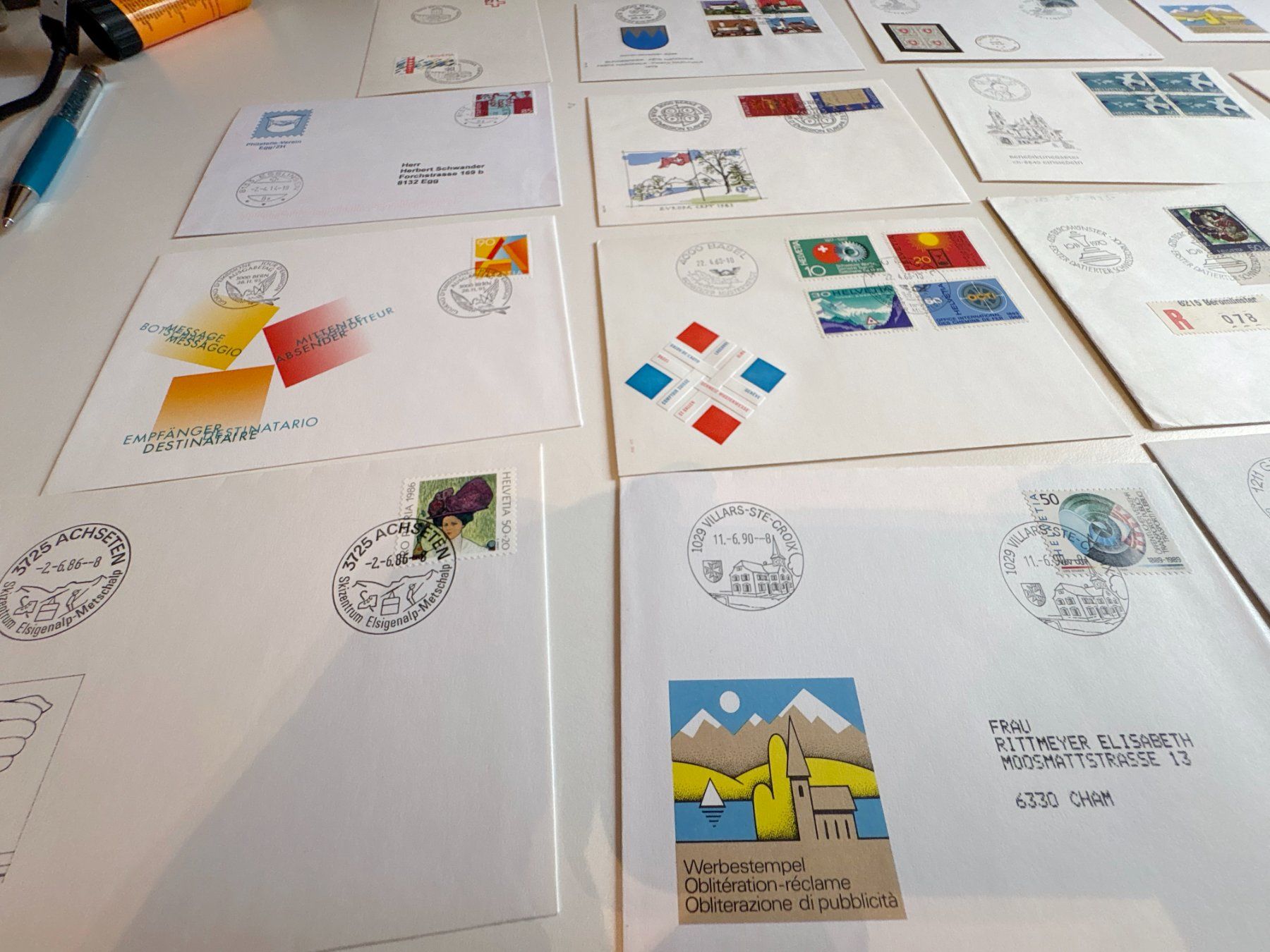 Tutti i francobolli: FDC LOT HELVETIA – Usato da Riva san vitale venduto da abd_p86k 1