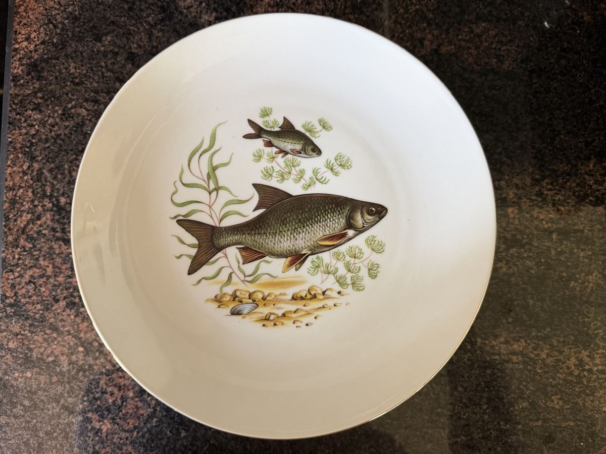 Set di piatti: Bavaria Teller Set 7-teilig Fisch – Usato da Tagelswangen venduto da Snowglimmer 6