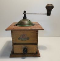 Kaffeemühle antike Holz Kaffeemühle  13 hoch