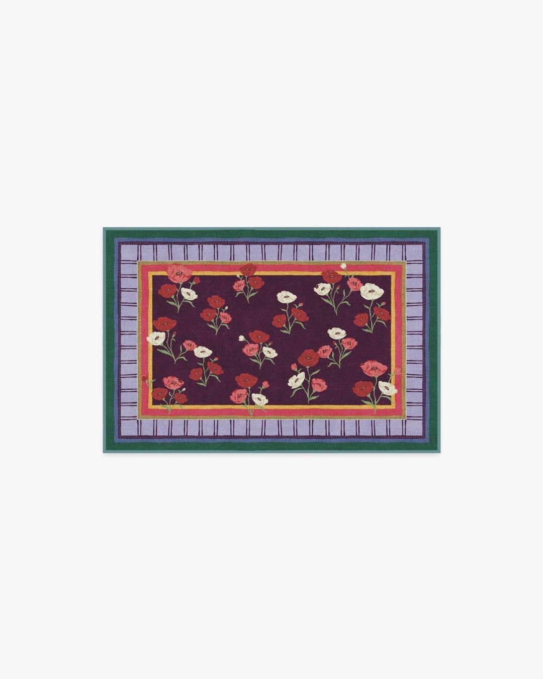 Tappeti: Flachgewebter Teppich Ambroeus Royal Plum von Iris Apfe – Nuovo (secondo la descrizione) da Otelfingen venduto da Yvonne_Outlet