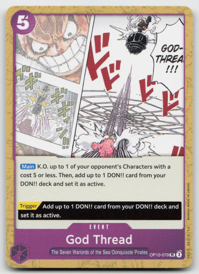 Bandai Carte collezionabili: One Piece God Thread OP10-079 UC – Usato da Lugano venduto da VlaseCard