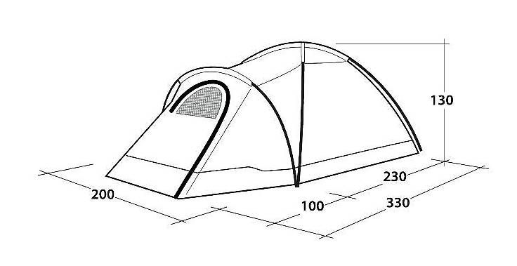 Zelte: Tente Outwell Cloud 3 – Gebraucht aus Bulle von Pam1 3