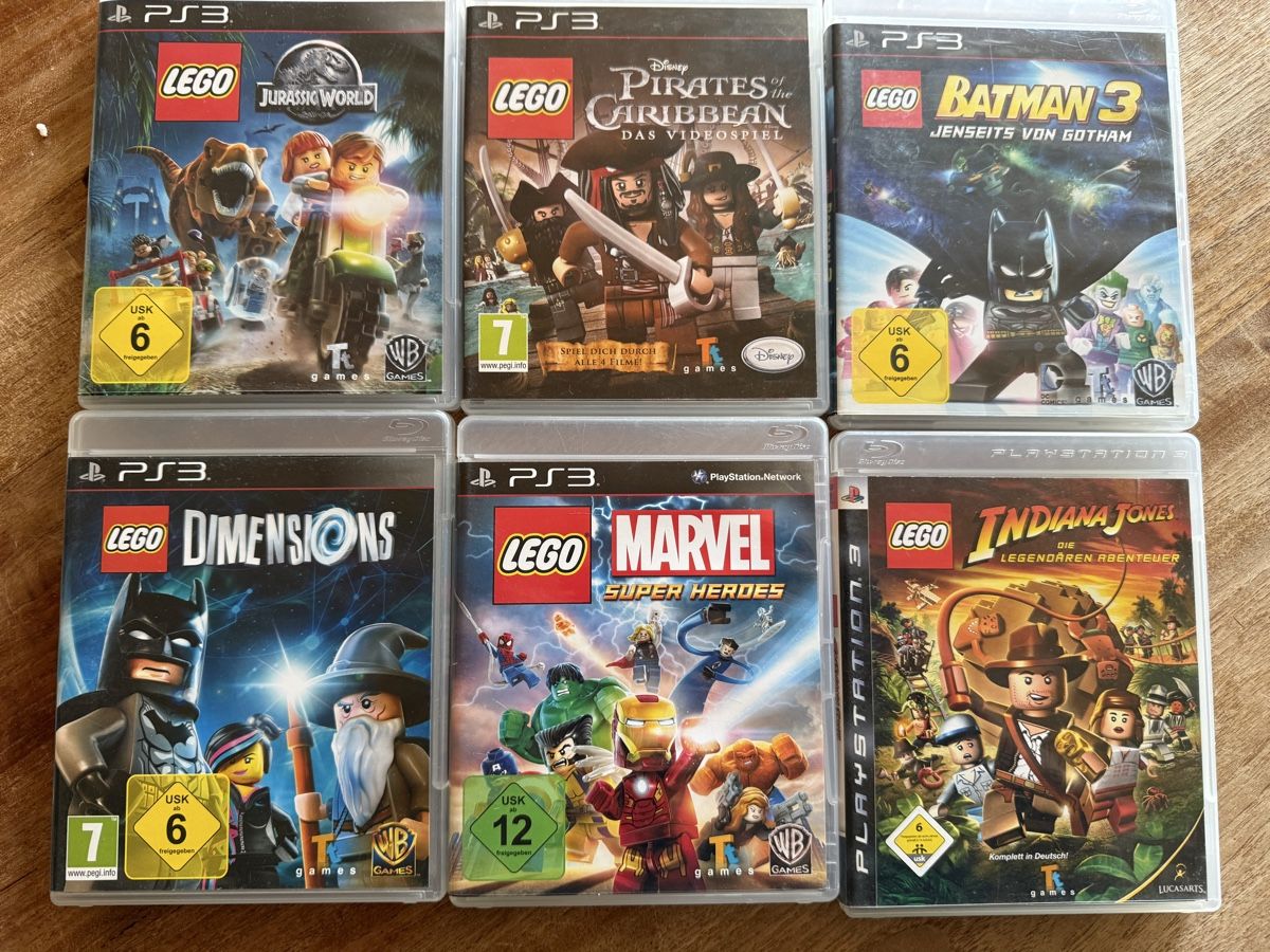 Sony Konsolen: Sony PS3 Slim 160GB + 3 Controller + Buzz!Buzzer + 13 Spiele – Gebraucht aus Koppigen von Baumberger123 6