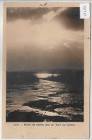 Etude de contre jour au bord du Leman