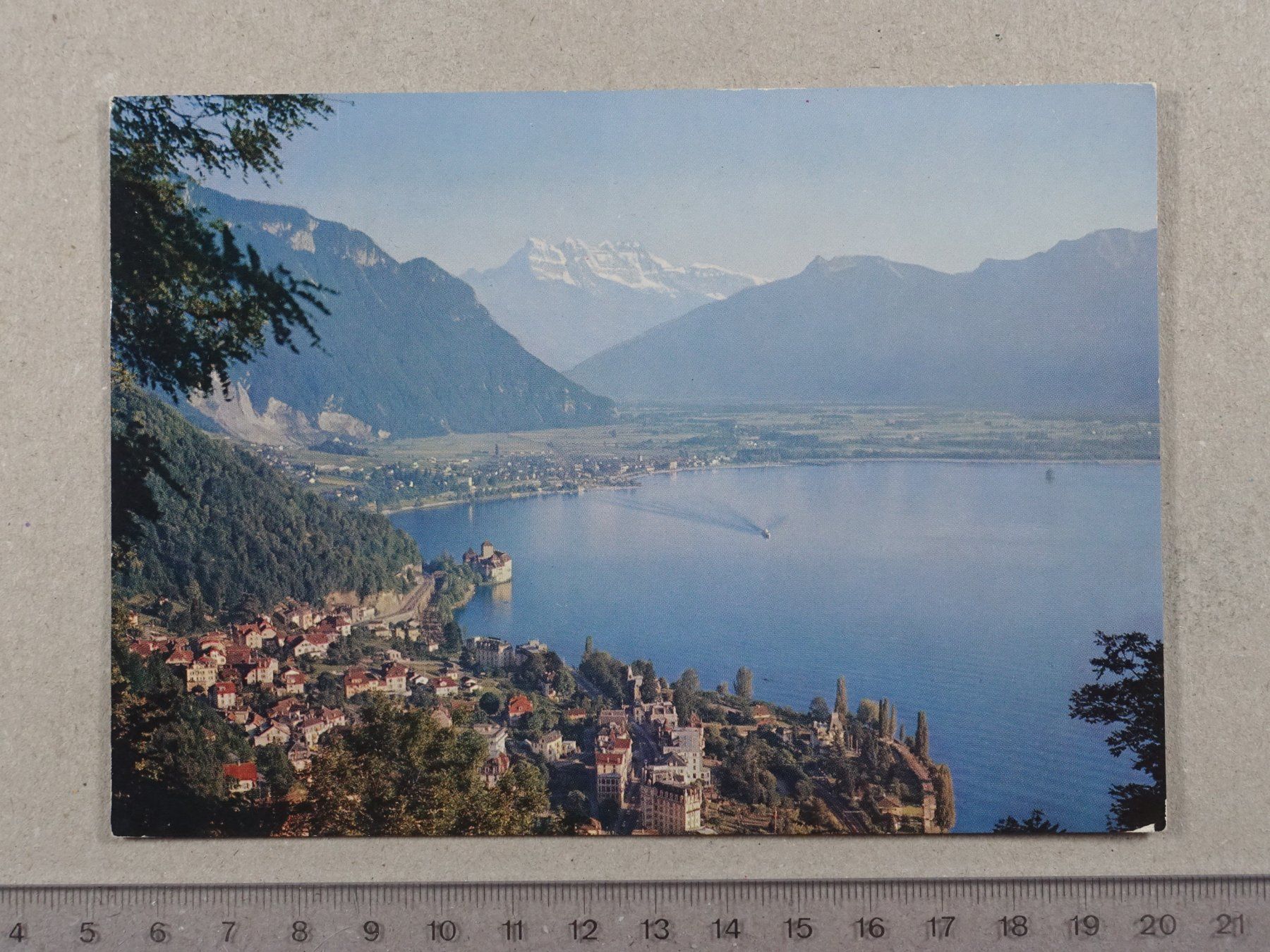 Cartoline postali: Territet, 1967 – Usato da Lenzburg venduto da fh1