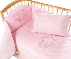 Bettwäsche 5er Set Baby Kinder Schaf