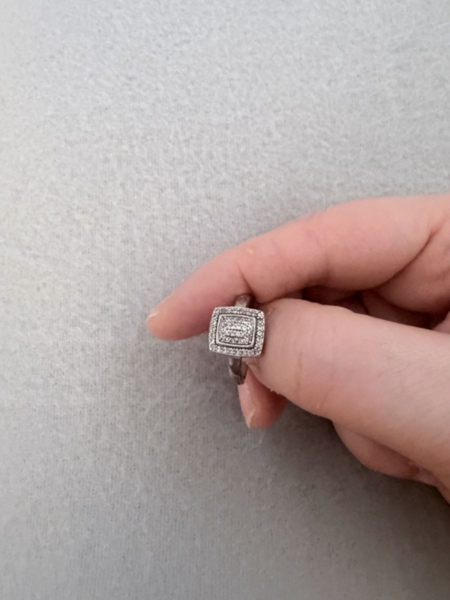 Anelli: Wunderschöner Silberring mit Zirkonia Steinen, Grösse 17 – Usato da Neuhausen venduto da tuzla75 2