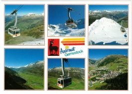 Andermatt - 6 Bild AK Gemstock