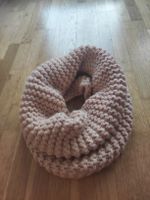 Schal rosa Strickschal Loop Schlauchschal