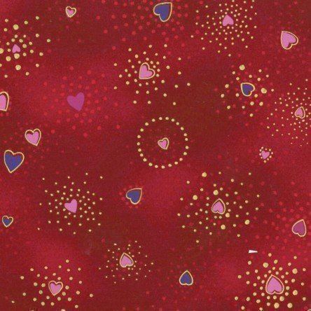 Tessuti: Laurel Burch Basic Hearts, Stoff fabric – Nuovo (secondo la descrizione) da Langenthal venduto da flowersNbirds