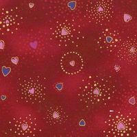 Laurel Burch Basic Hearts, Stoff fabric