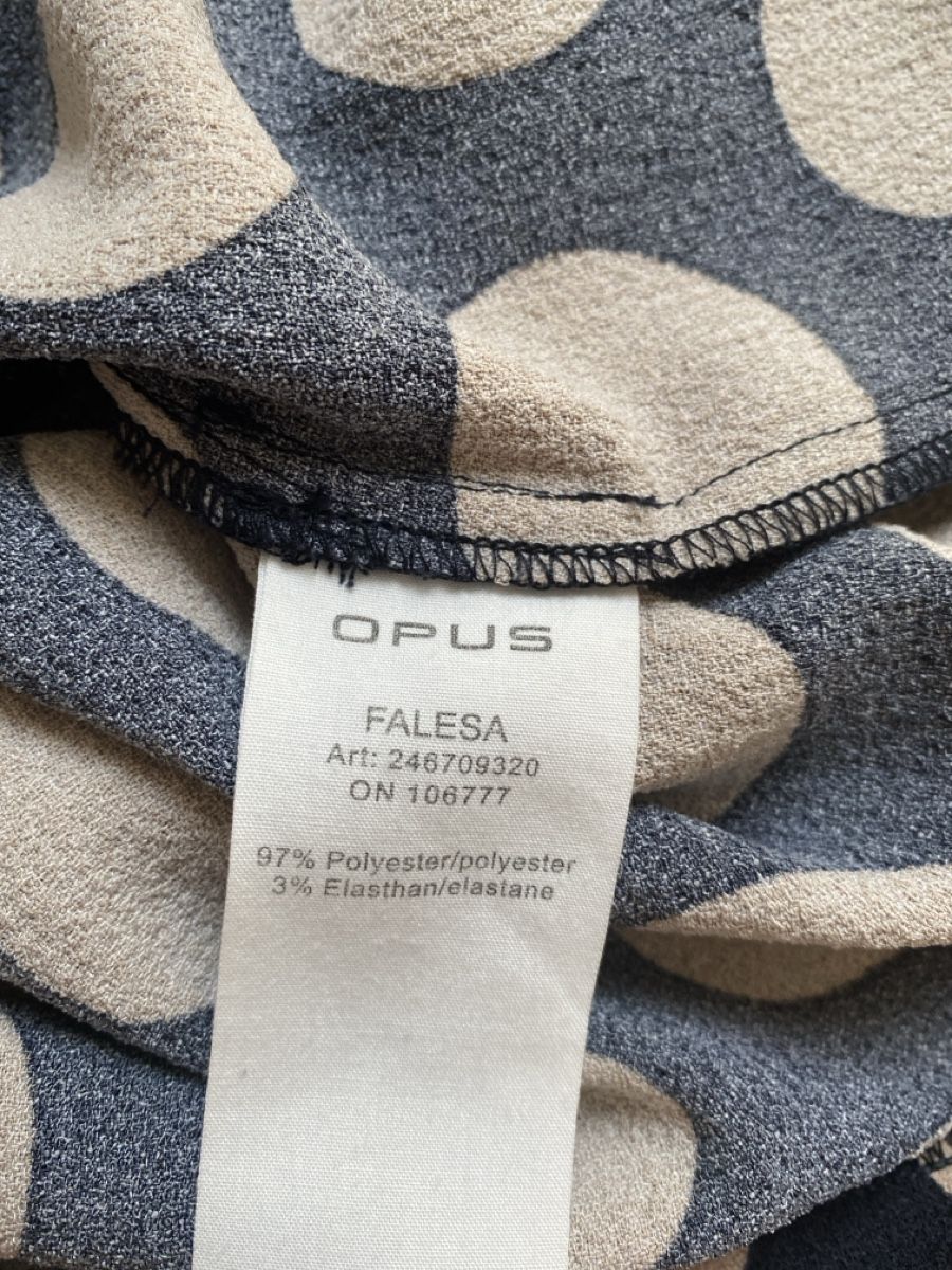 Opus Chemisiers: OPUS Falbesa Bluse Gr. 42 Schwarz / Beige – D'occasion à Homberg b. Thun par Homata 4