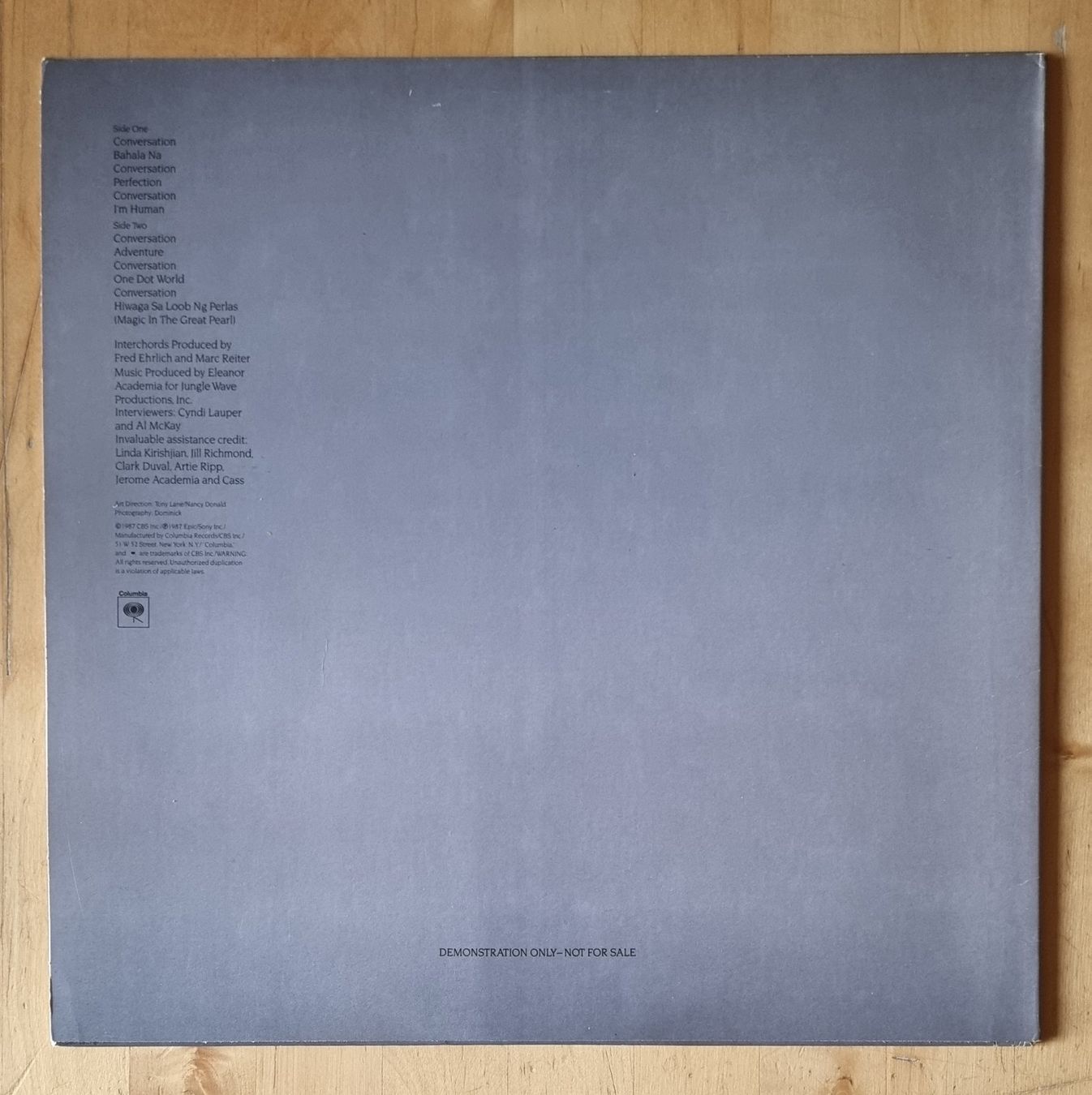 Dischi in vinile: LP Eleanor - Interchords (US 1987) Promo. Mint. – Nuovo e nell'imballaggio originale da Luzern venduto da Frizzz 1