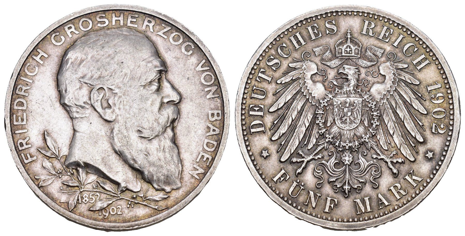 Toutes les monnaies: Baden 1902 – D'occasion à Bern par numismatictops