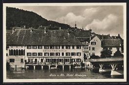 AK Stein a. Rh., Hotel Rheinfels, 1929