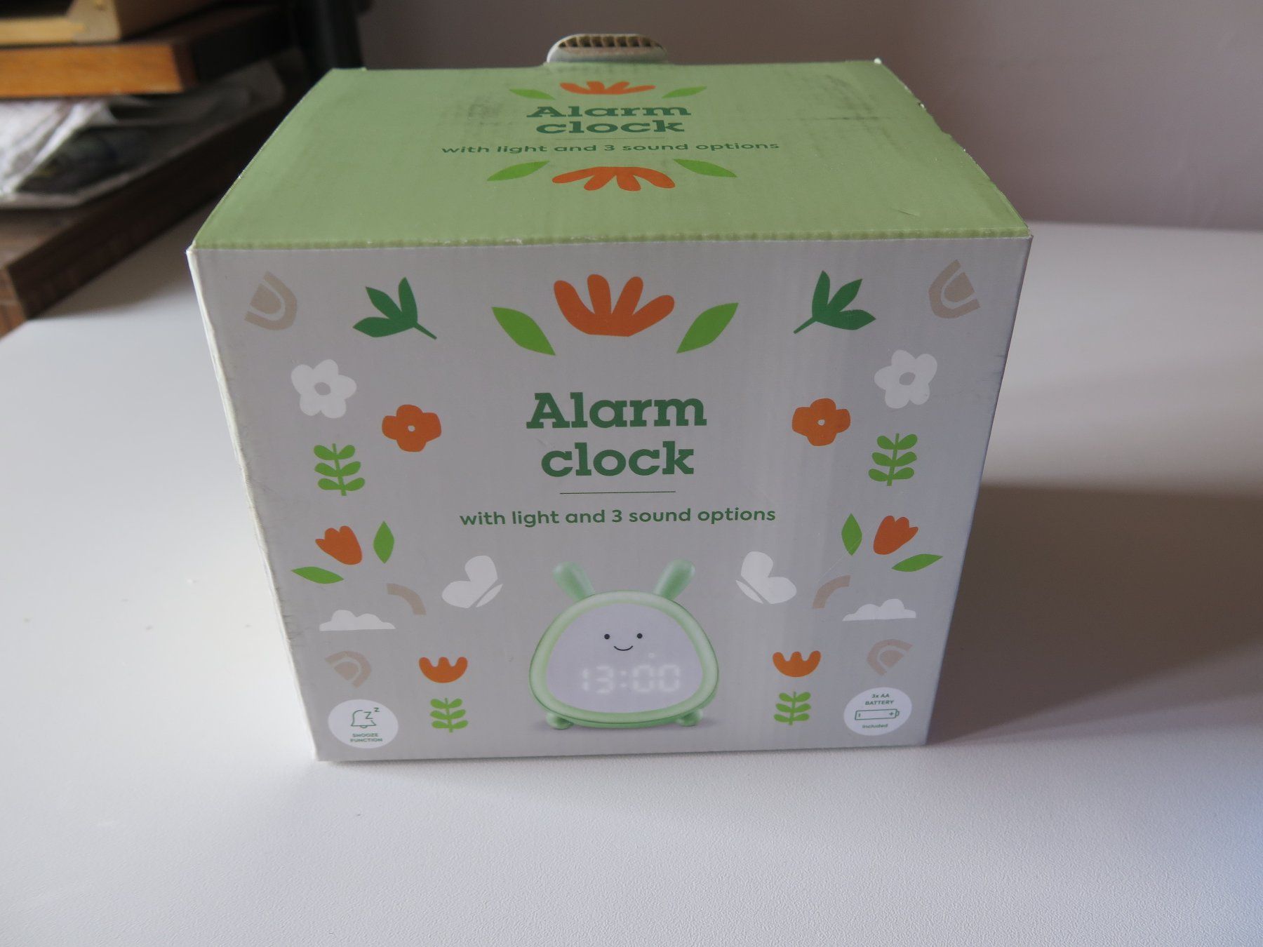 Sveglie: Kinderwecker grüne Raupe Coop OVP – Nuovo e nell'imballaggio originale da Bubikon venduto da Masoala 1