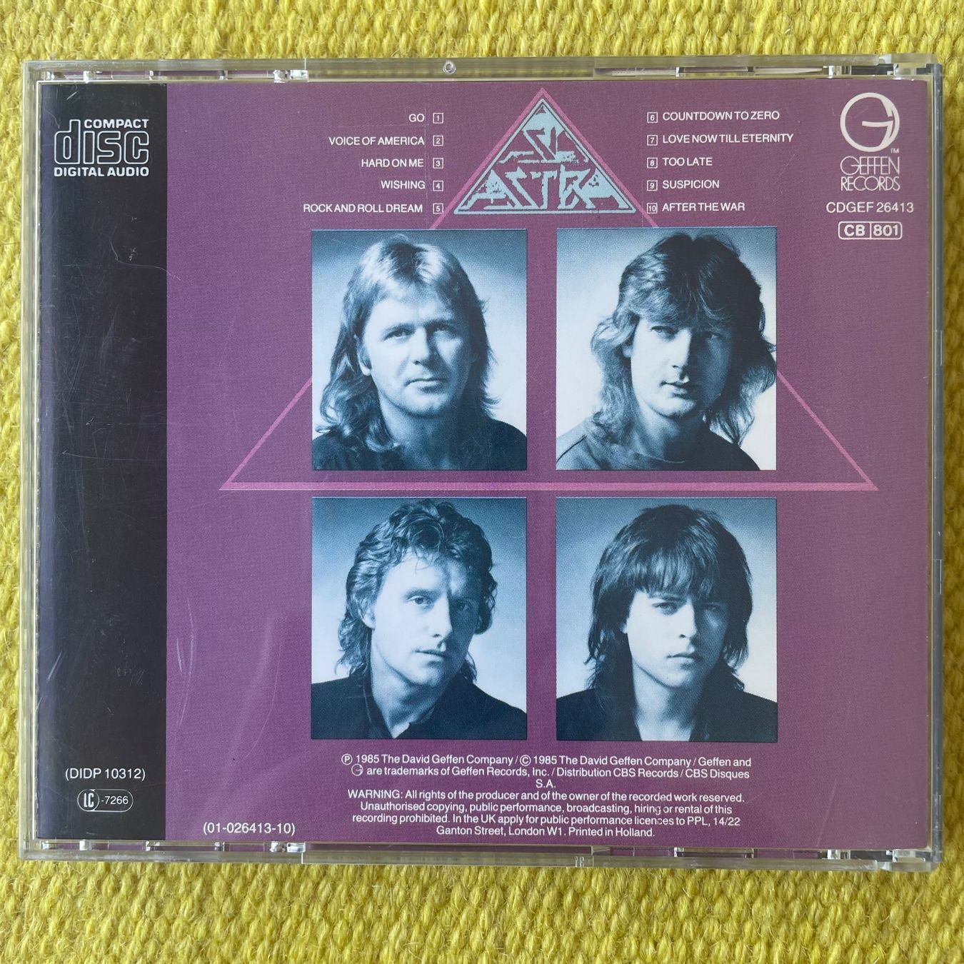 CD: ASIA-ASTRA – Usato da Rorschacherberg venduto da CD-Roli 1