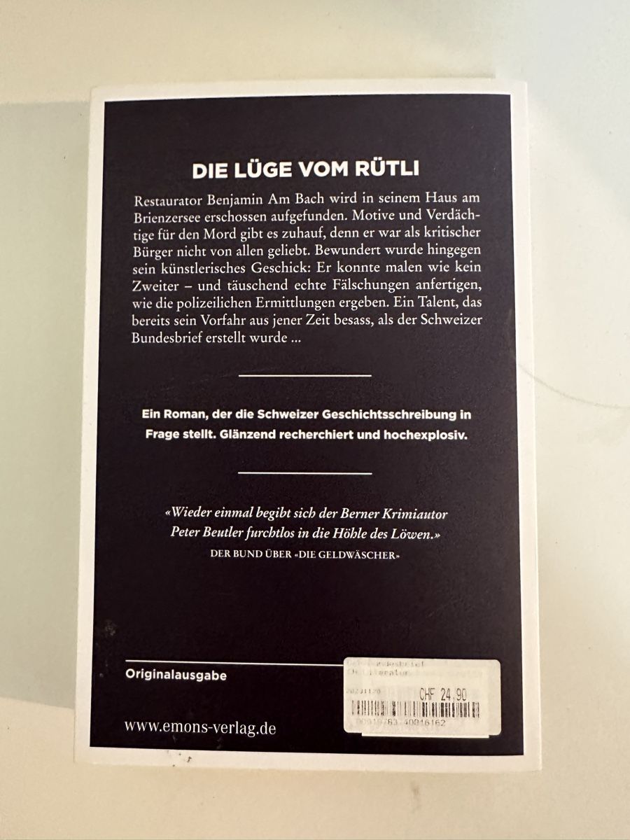 Livres: Der Bundesbrief von Peter Beutler – D'occasion à Emmen par Chapa 1