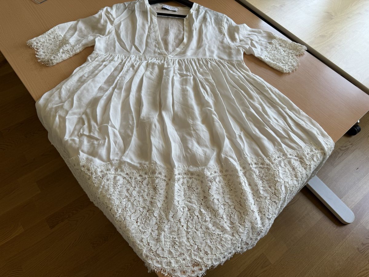 Sandro Tuniken: Tunique SANDRO blanche en dentelle, taille 1 – Neu (gemäss Beschreibung) aus Morges von sandy069 2