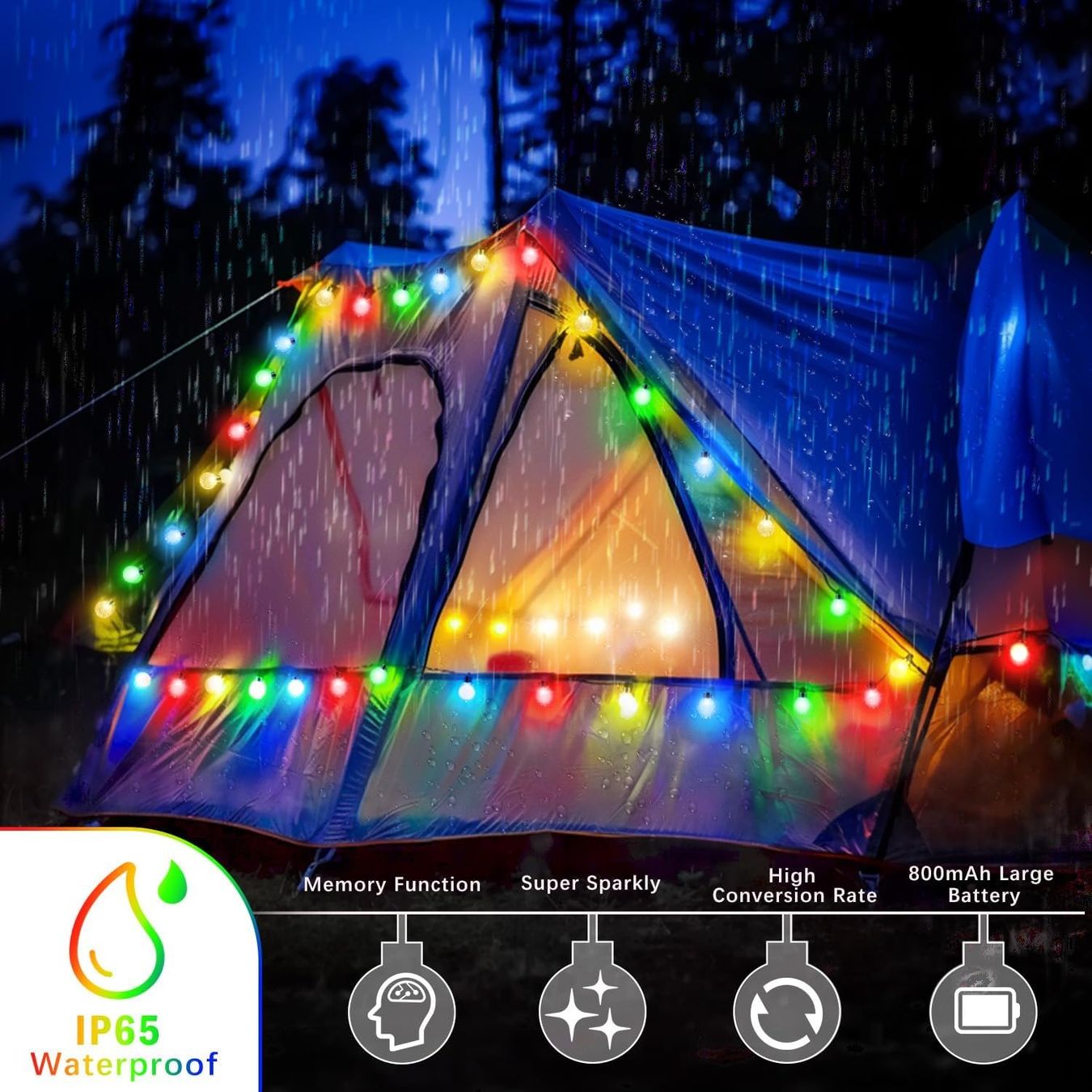 Lichterketten & Leisten: Lichterkette Außen Solar Wetterfest, 30 LED – Neu und originalverpackt aus Nuglar von SaleRitter 2