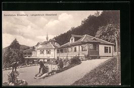 Langenbruck, Sanatorium Erzenberg, Garte