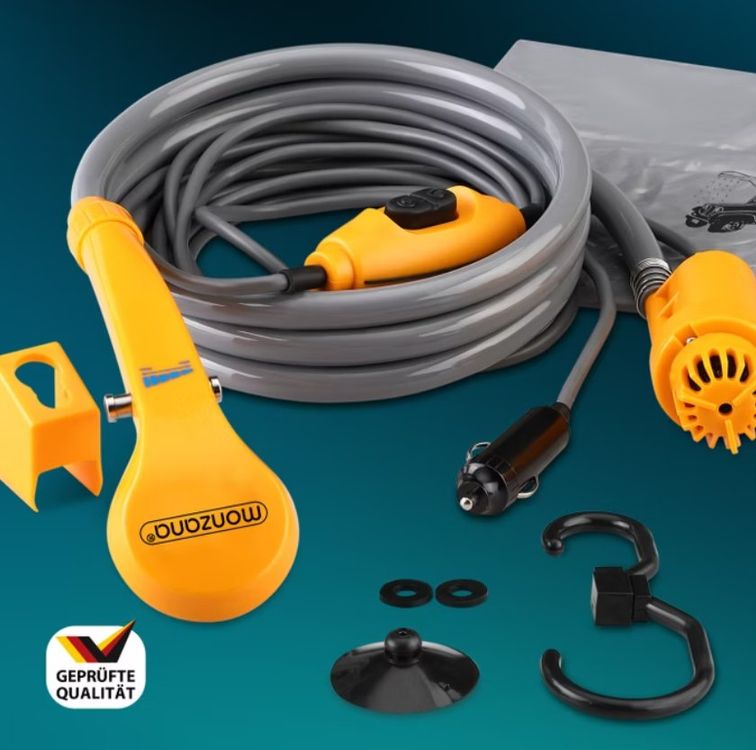 Duschen: Campingdusche mit Tauchpumpe – Dusche für Outdoor, Garten – Neu und originalverpackt aus Saxon von Millestorie 5