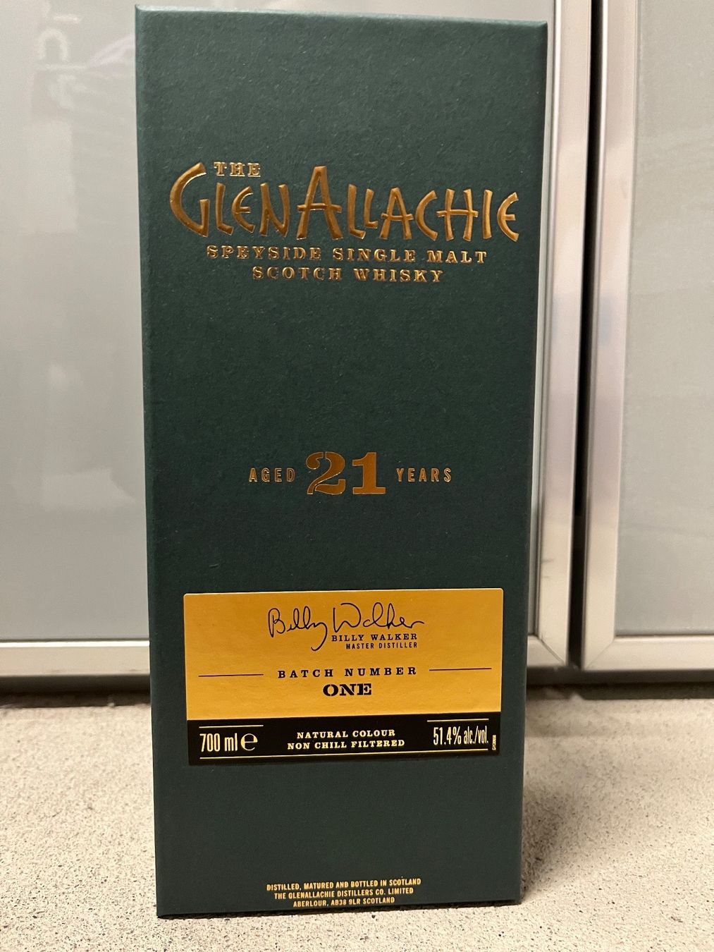 Bevande alcoliche: GlenAllachie 21yo Batch Number One – Nuovo e nell'imballaggio originale da Mönchaltorf venduto da Drammer 2