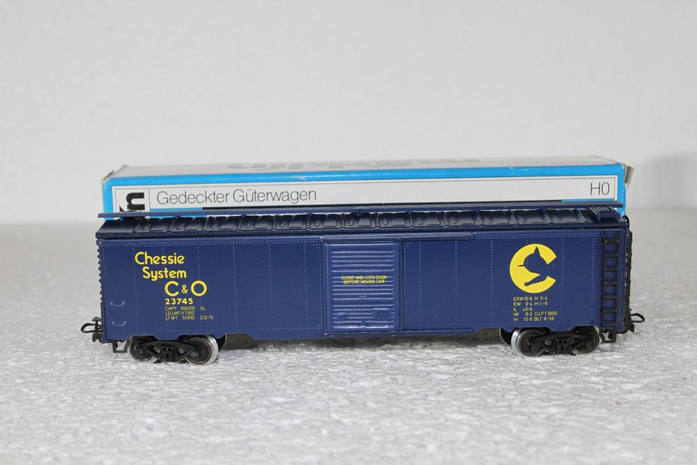Wagons Marchandises Märklin Tinplate – 4564 Chessie + 4571 WP – Comme Neufs