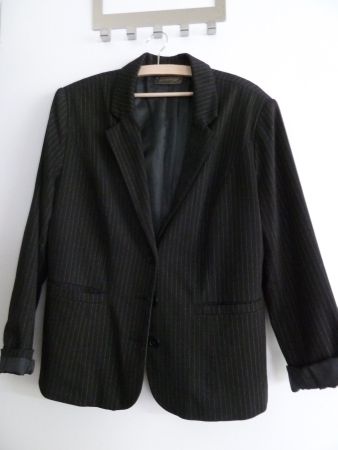 Blazer mit Nadelstreifen