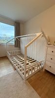 Hausbett aus Holz weiss gebraucht guter Zustand