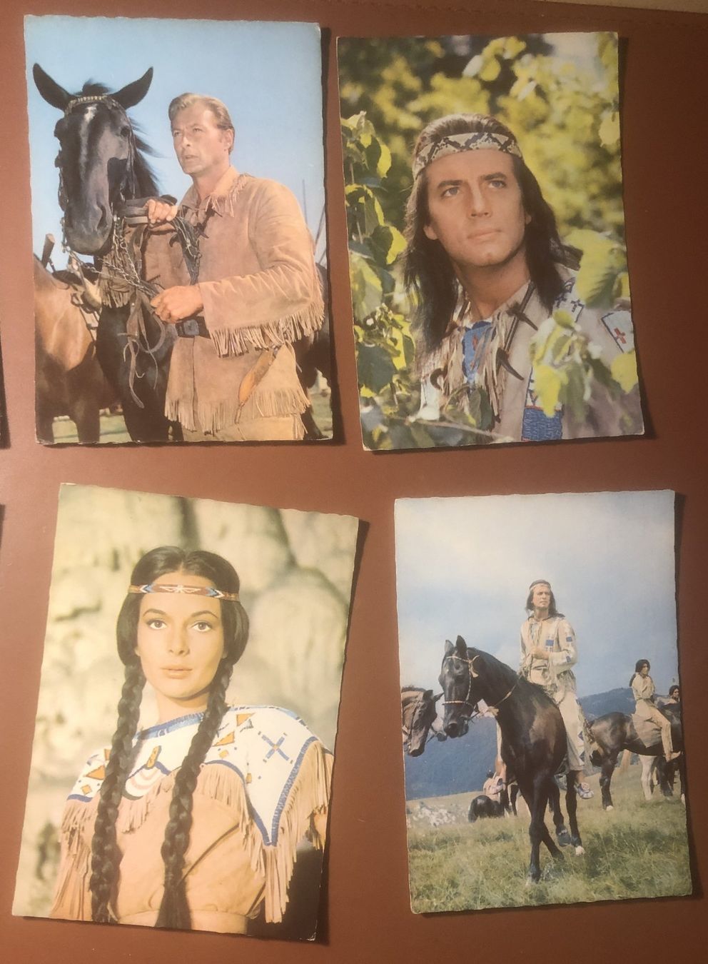 Ansichtskarten: 21 Filmpostkarten Winnetou 2 – Gebraucht aus Erlinsbach SO von Elmslie 2