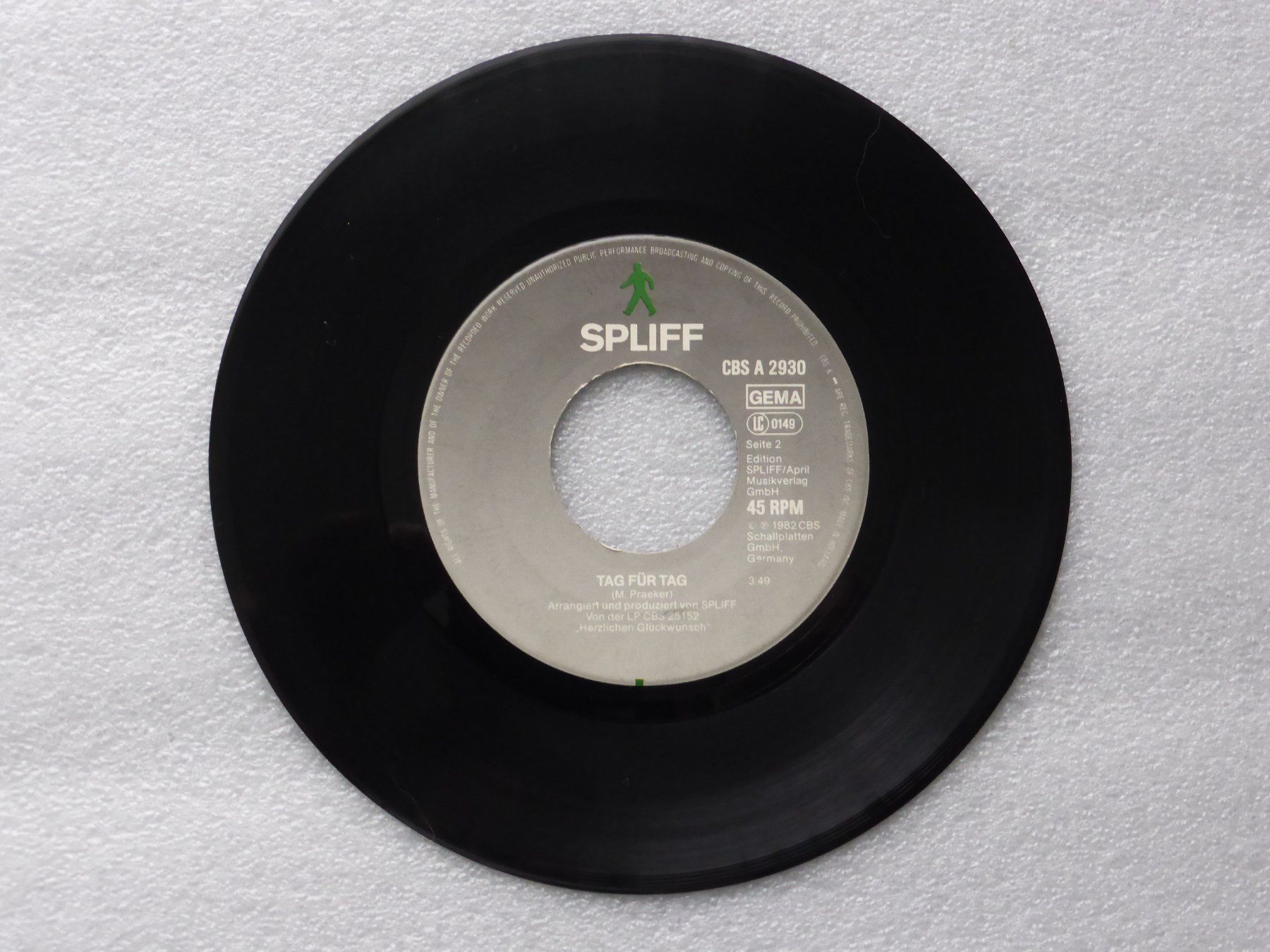 Schallplatten: Vinyl Single  SPLIFF – Gebraucht aus Küssnacht am Rigi von Mondkinder 2