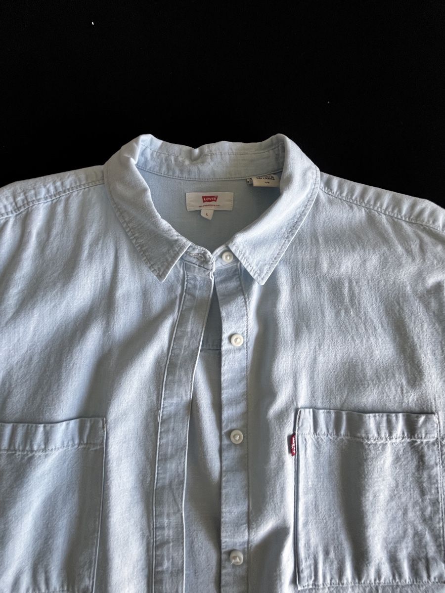Levi's Camicette: leichte jeansbluse von levis, gr. l – Usato da Stettfurt venduto da Chrbe 1