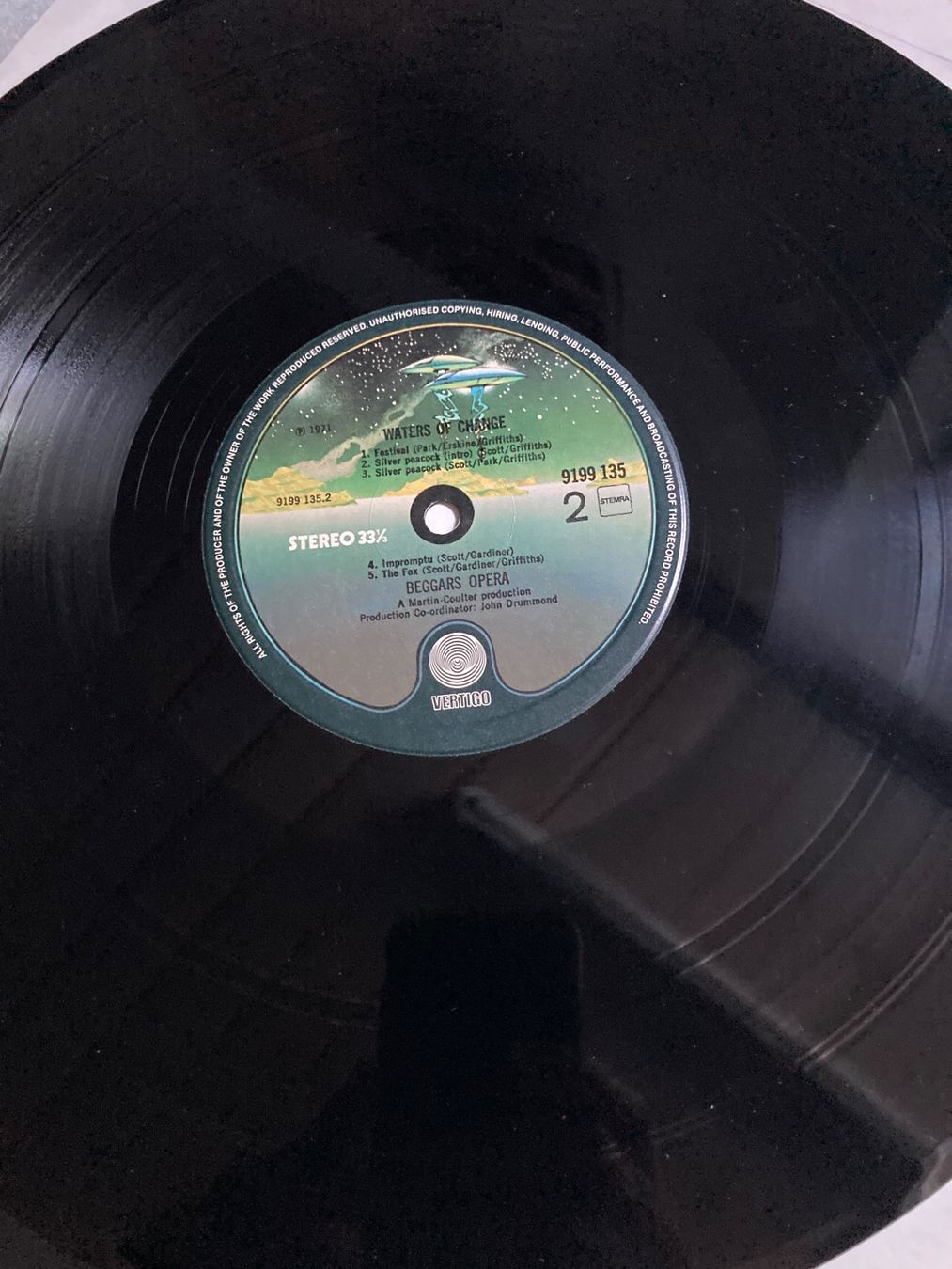 Schallplatten: Beggars Opera - Waters of Change - LP 1971 – Gebraucht aus dachsen von oheio 3
