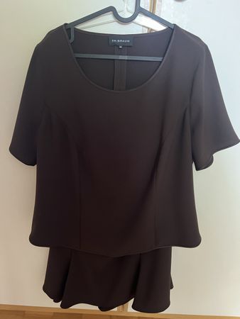 Elegantes TH Braun Sommer-Ensemble, Gr. 46, Top Zustand!