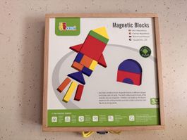 Viga Magnetic Blocks Lernspielzeug 42 Teile mit Karten
