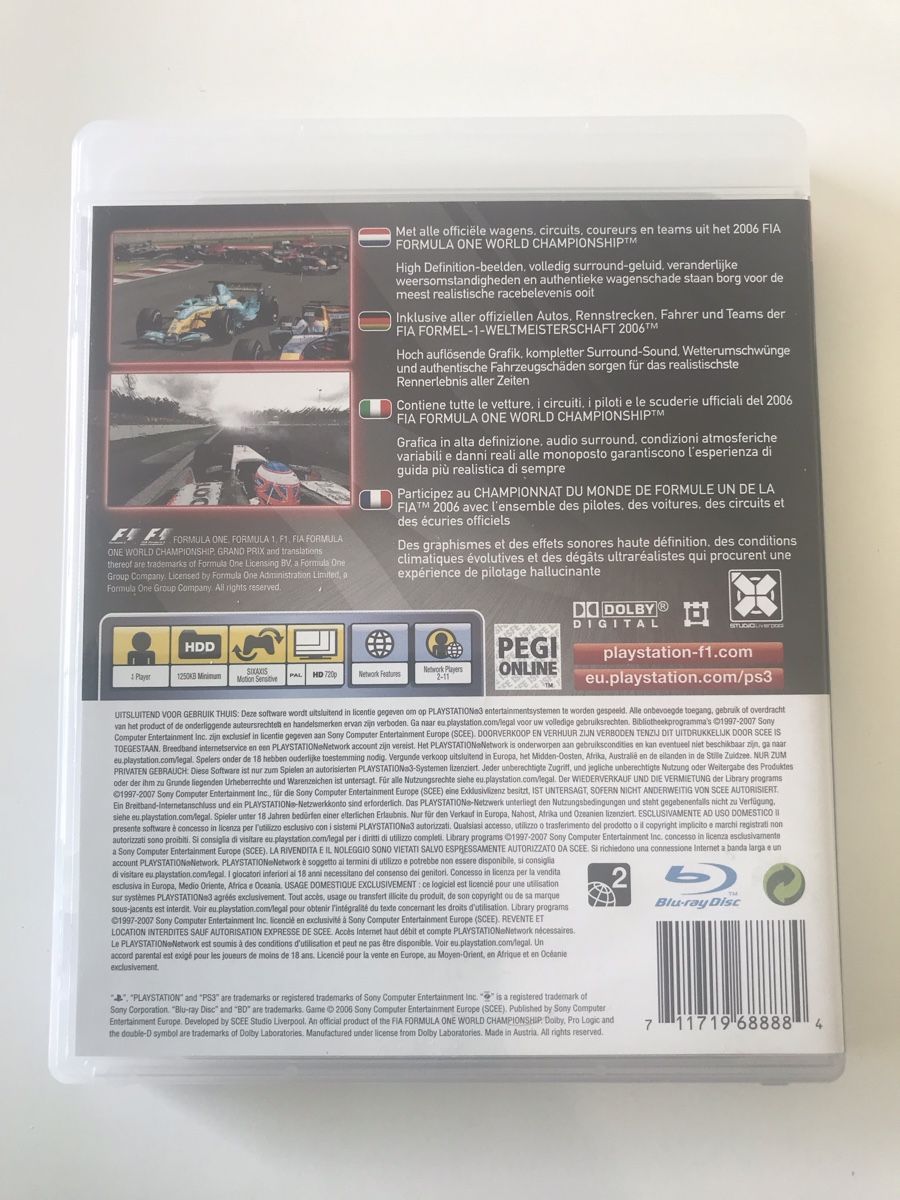 Sony Giochi: F1 Championship Edition PS3 – Usato da Sirnach venduto da Famisa 1