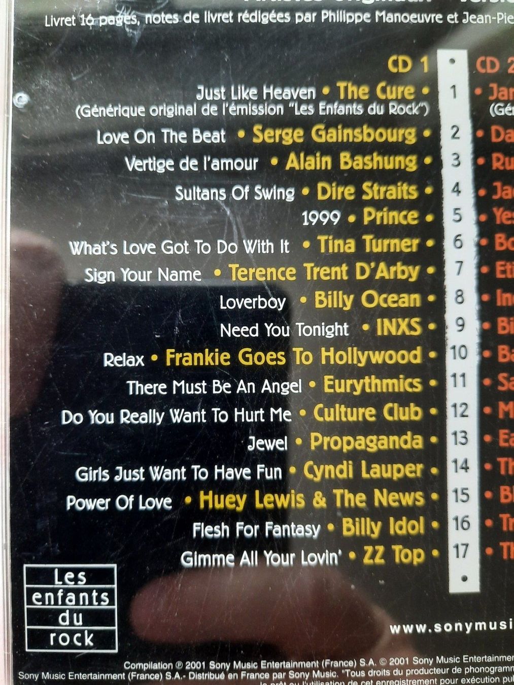 CD: CD les enfants du Rock ( Compilation 2 Cds ) – Usato da Pully venduto da bro_n52j 4