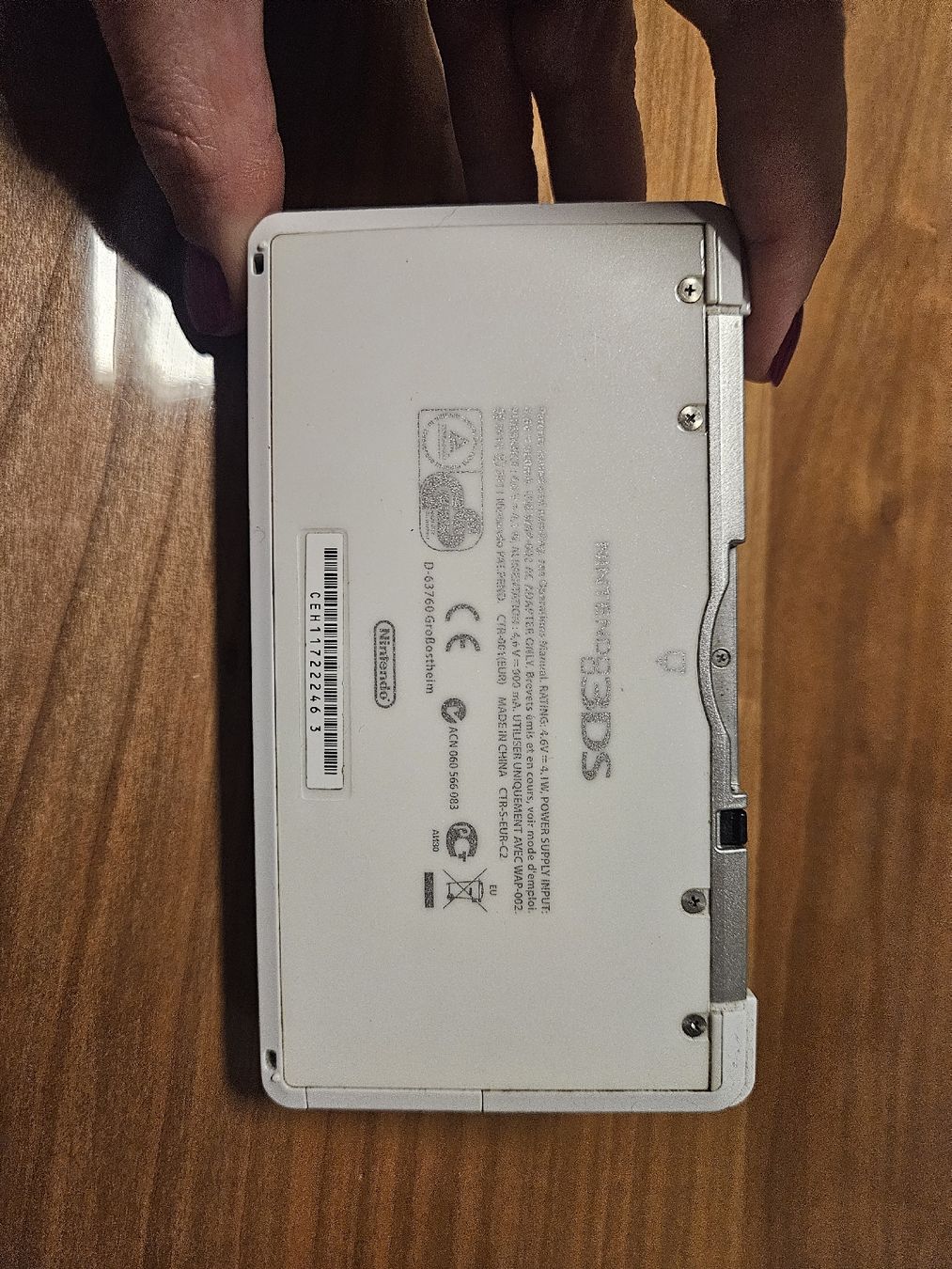 Nintendo 3DS Weiß Console (Funktionstüchtig / Ohne Ladekabel (Gebraucht ...