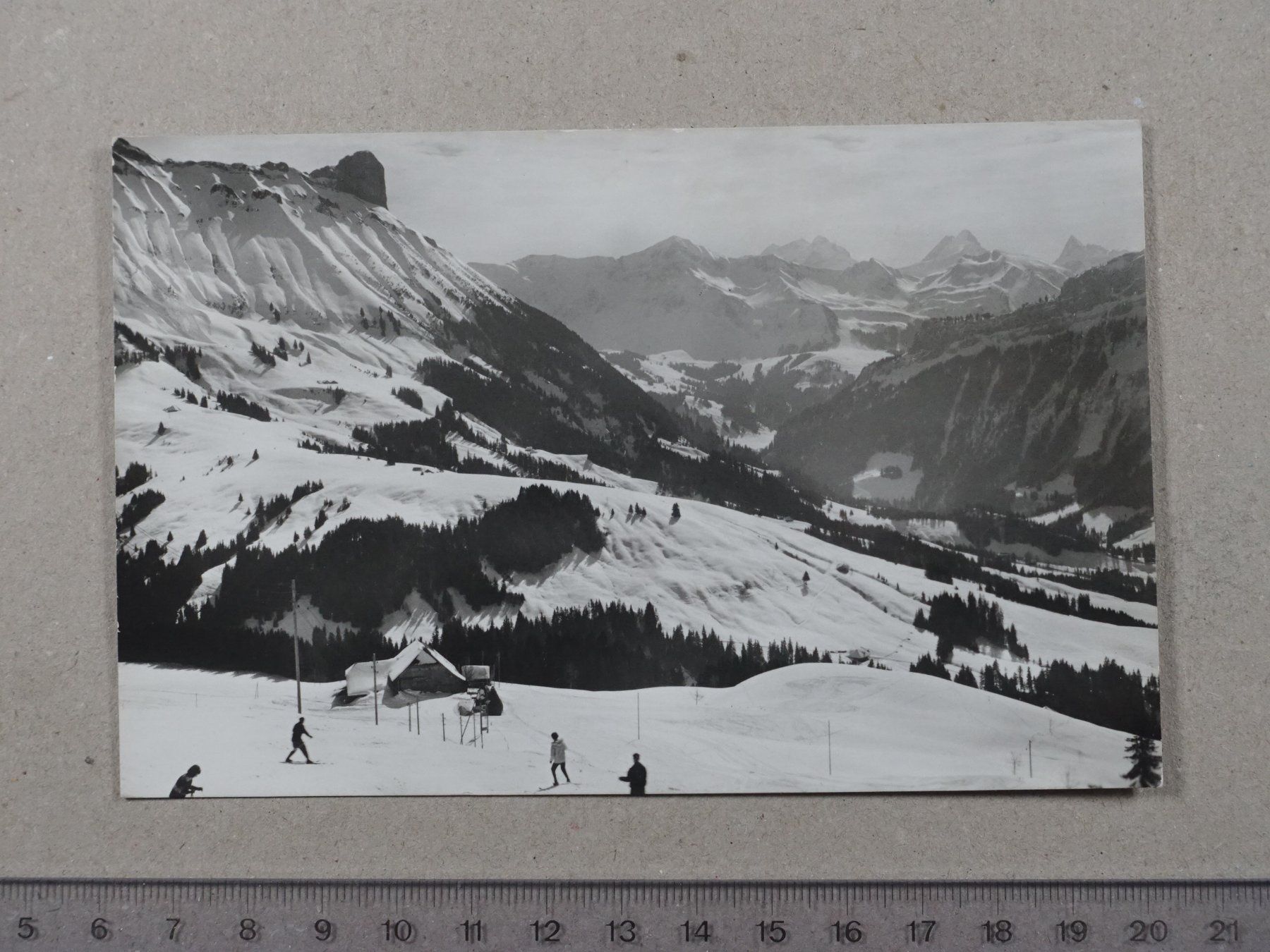 Cartoline postali: Marbach, Marbachegg, Ski, Berggasthaus Eigerblick, 1969 – Usato da Lenzburg venduto da fh1