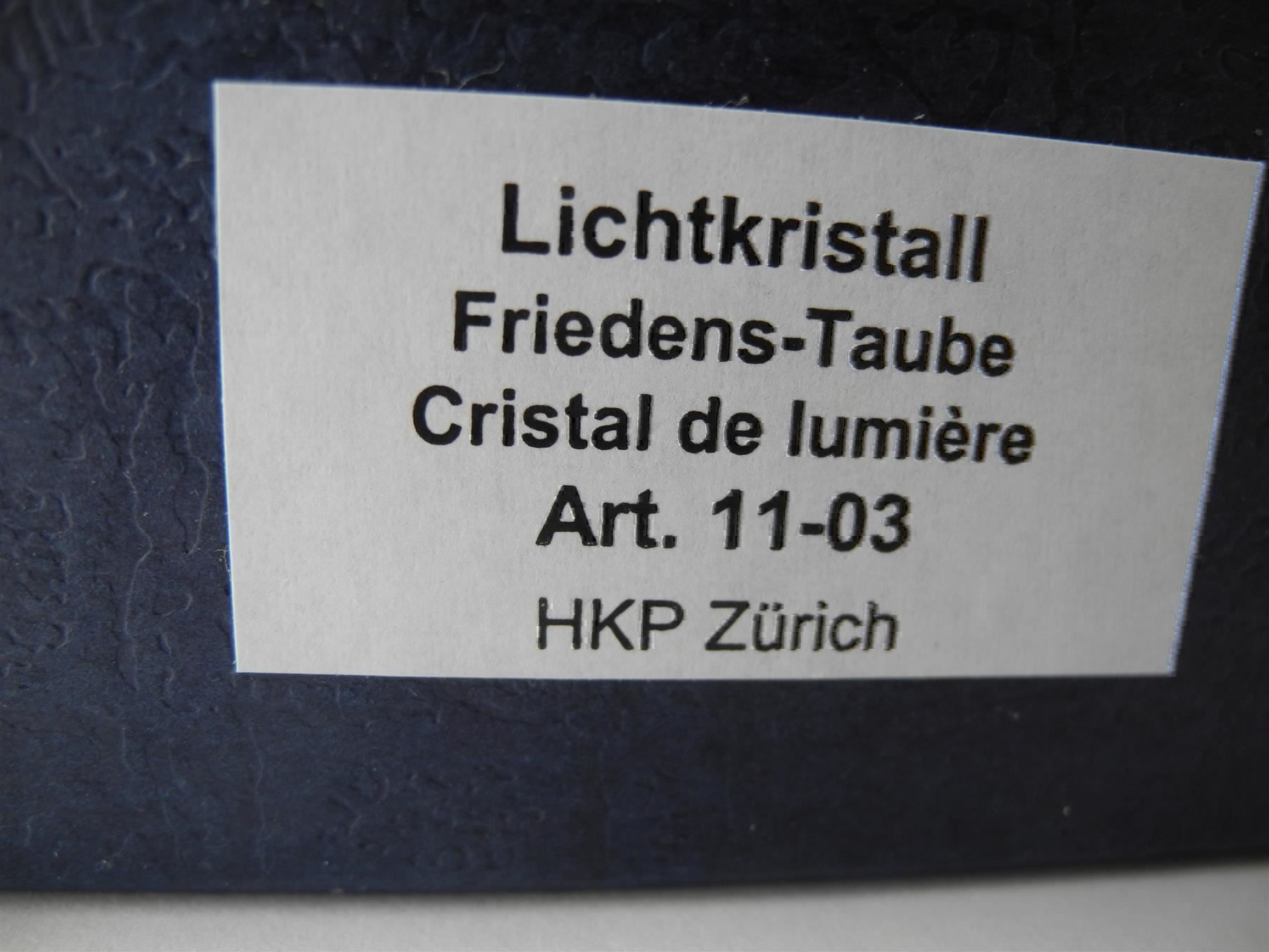 Bicchieri: Lichtkristall Friedens-Taube, Nr. d4 – Nuovo e nell'imballaggio originale da Kottwil venduto da Crazyrolf 3